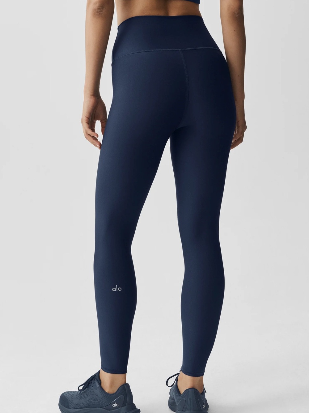 Alo Yoga High Waist Airlift Navy Leggings Sizes (S,M,L)